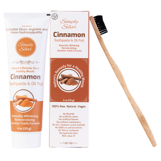 Simply Silver Cinnamon Toothpaste (New Formula)